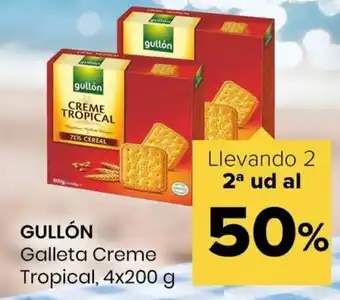 Autoservicios Familia Gullón Galleta Creme Tropical oferta