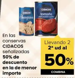 Autoservicios Familia Cidacos En las conservas oferta