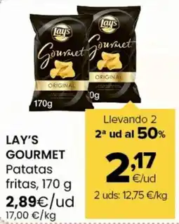 Autoservicios Familia Lay's Gourmet Patatas fritas oferta