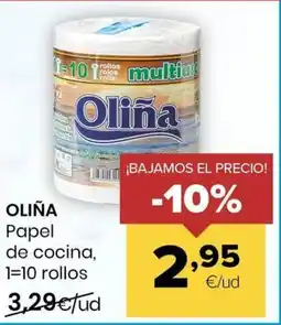 Autoservicios Familia Oliña papel de cocina oferta