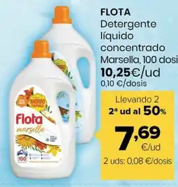 Autoservicios Familia Flota Detergente líquido concentrado Marsella oferta