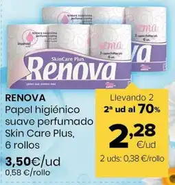 Autoservicios Familia Renova papel higiénico oferta