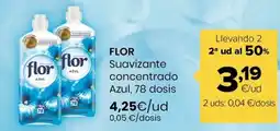 Autoservicios Familia Flor suavizante concentrado azul oferta