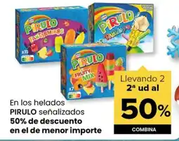 Autoservicios Familia Pirulo En los helados señalizados oferta
