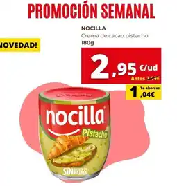 Supermercados Tu Alteza Nocilla - crema de cacao pistacho oferta