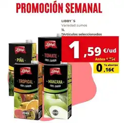 Supermercados Tu Alteza Libby's - varieada zumos oferta