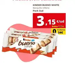Supermercados Tu Alteza Ferrero rocher - kinder bueno white oferta