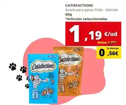 Supermercados Tu Alteza Catisfactions - snack para gatos pollo oferta