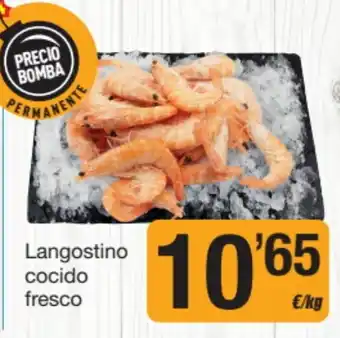 Langostino cocido fresco
