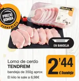 Economy Cash Tendrem lomo de cerdo oferta