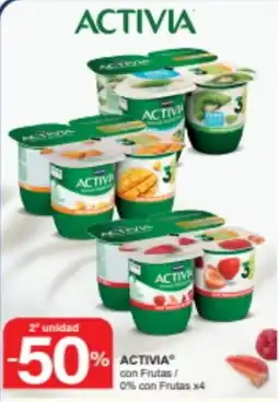 Economy Cash Activia con Frutas 0% con Frutas x4 oferta