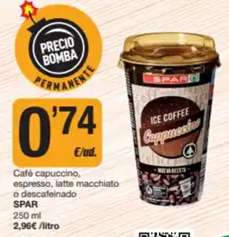 Economy Cash SPAR café capuccino oferta