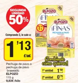 Economy Cash elpozo pechuga de pavo oferta