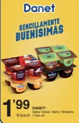 Economy Cash Danet Sabor Dubai / Mars / Snickers / Twix x4 oferta