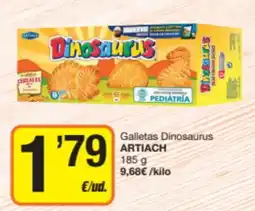 Economy Cash Artiach galletas dinosaurus oferta