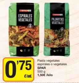 Economy Cash spar pasta vegetales espirales o vegetales oferta