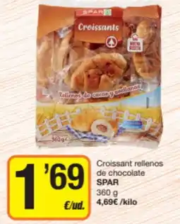 Economy Cash Spar croissants rellenos de chocolate oferta