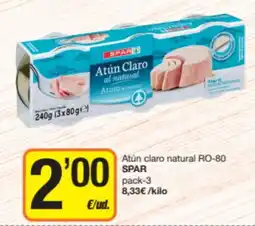 Economy Cash Spar atún claro natural oferta