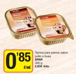 Economy Cash Perros tarrina sabor pollo o buey oferta