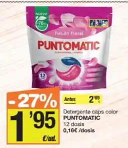 Economy Cash Puntomatic detergente caps color oferta