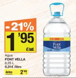 Economy Cash Font Vella agua oferta