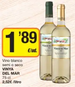 Economy Cash Vinya del Mar Vino blanco semi o seco oferta