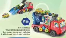 Juguetilandia Tráiler portacoches carga y descarga oferta