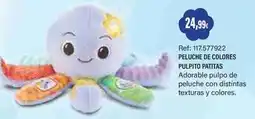 Juguetilandia Peluche de colores pulpo patitas oferta