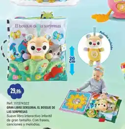 Juguetilandia Gran libro sensorial el bosque de las sorpresas oferta