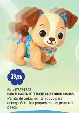 Juguetilandia Baby mascota de peluche cachorrito pasitos oferta