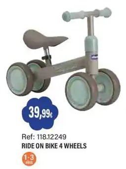 Juguetilandia Ride on bike 4 wheels oferta