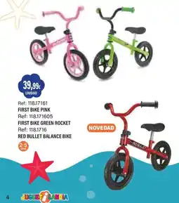 Juguetilandia First bike pink oferta