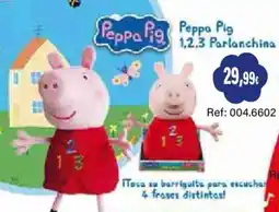 Juguetilandia Peppa Pig 1,2,3 Parlanchina oferta