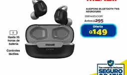 Suma Supermercados maxell audifono bluetooth tws negro/gris oferta