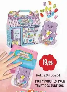 Juguetilandia Puffy Pouches Pack Tematicos Surtidos oferta
