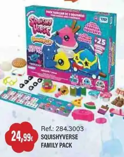 Juguetilandia Squishyverse family pack oferta