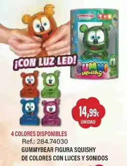 Juguetilandia Gummybear figura squishy de colores con luces y sonidos oferta