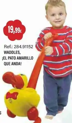 Juguetilandia Waddles, ¡el pato amarillo que anda! oferta