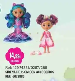 Juguetilandia Sirena de con accesorios oferta