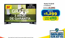 Suma Supermercados Monitor TV LED HD LH32BEFBVG oferta