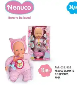Juguetilandia Nenuco nenuco blandito 5 funciones rosa oferta