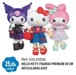 Juguetilandia Hello Kitty. Figuras premium 20 cm articuladas asst oferta