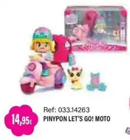 Juguetilandia Pinypon let's go! moto oferta