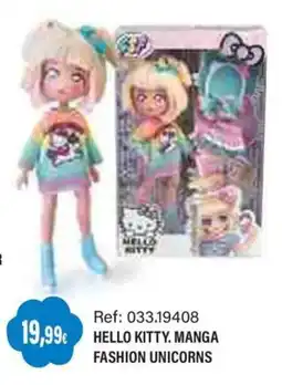 Juguetilandia Hello kitty. manga fashion unicorns oferta