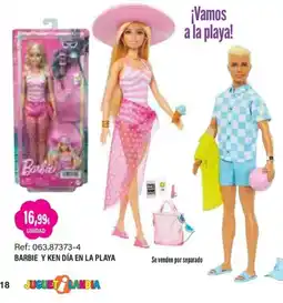 Juguetilandia Barbie y ken día en la playa oferta