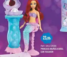 Juguetilandia Princess muñeca ariel con tocador oferta
