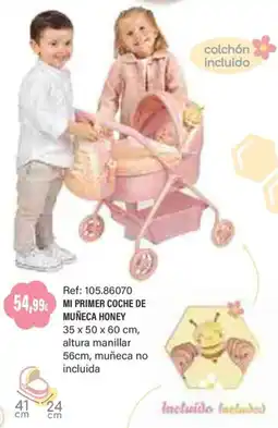 Juguetilandia mi primer coche de muñeca honey oferta