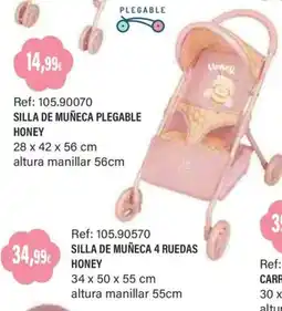 Juguetilandia Silla de muñeca plegable honey oferta