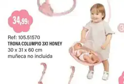 Juguetilandia Trona columpio 3x1 honey oferta