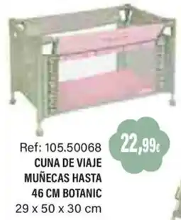 Juguetilandia Cuna de viaje muñecas hasta botanic oferta